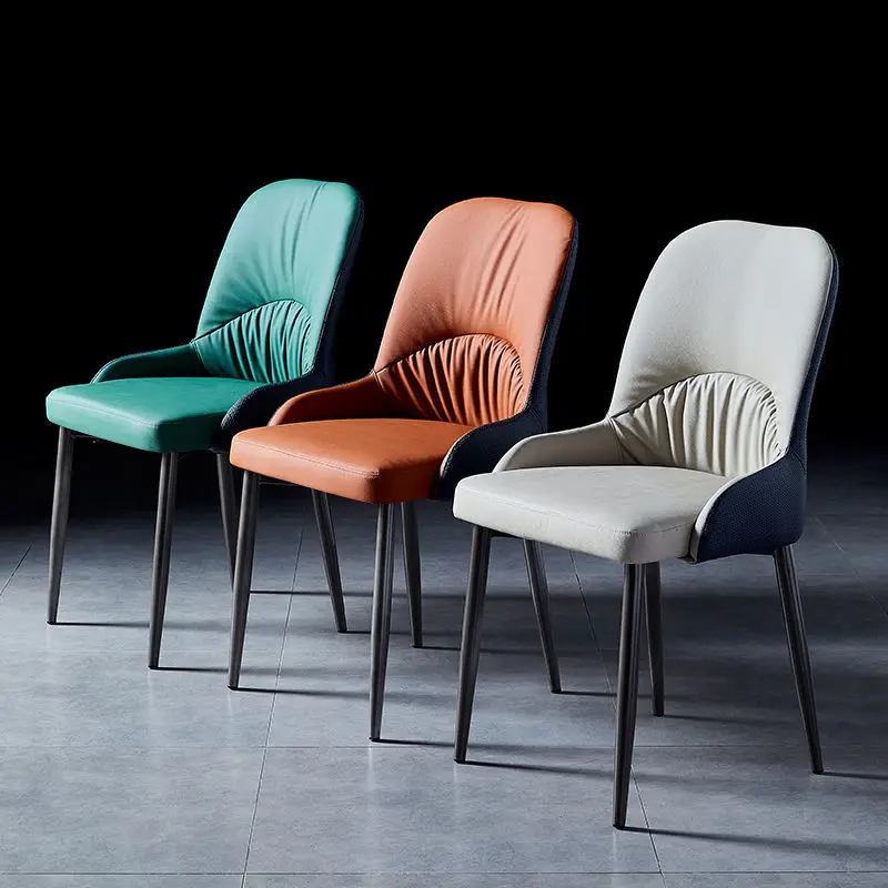 

Light Luxury Chair Backrest Dining-Table Chair Home Stool Hotel Net Red Dining Chair Simple Conference Chair