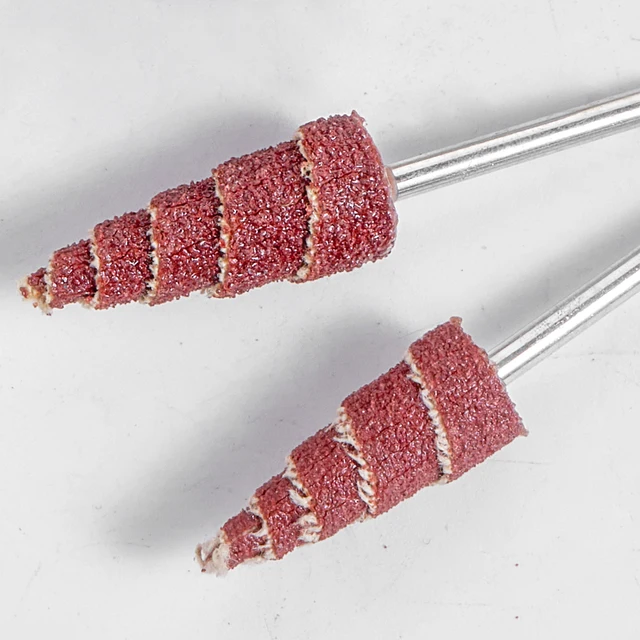 Set 7 Dischi Abrasivi Per Dremel - Grana 80-600 Con Mandrino 3mm Per Levigatura E Lucidatura - Foto 10