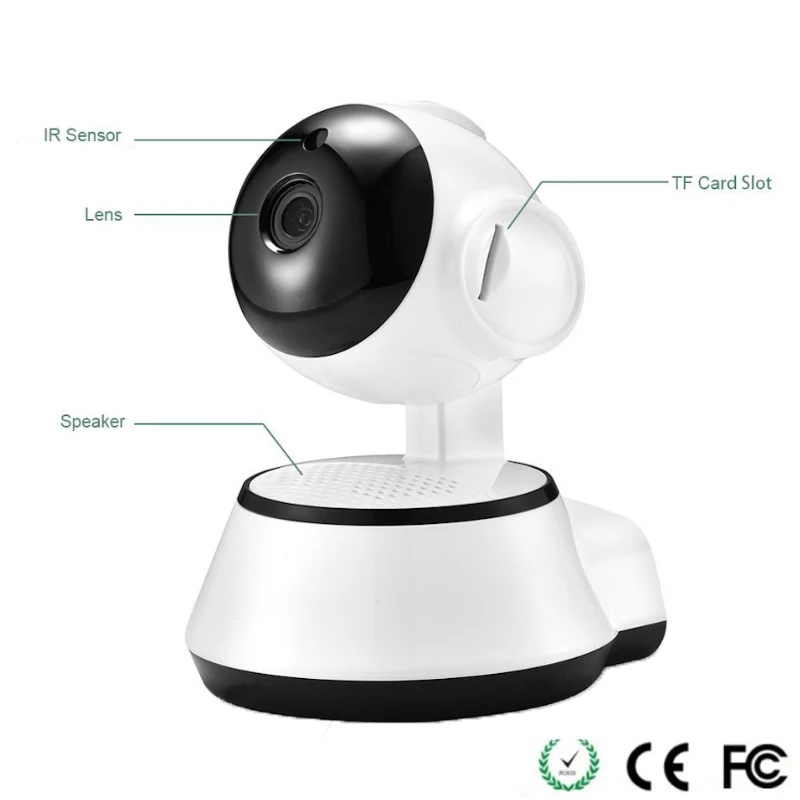 Cámara interior para mascotas 2K con visión nocturna WiFi Monitor de seguridad para el hogar para perros gatos funciona con asistentes de voz