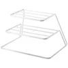 Kitchen Household Storage Drain Iron Rack 3 Levels Plates Bowl Cup Separate Storage Dishes Stand Hold Dish Drying Organizer Tool 6