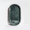 Real Natural Marble Oval Tray for Perfume Candles Jewelry Cosmetic Storage Plate as Gift Green Art Tray for Home Decor 1