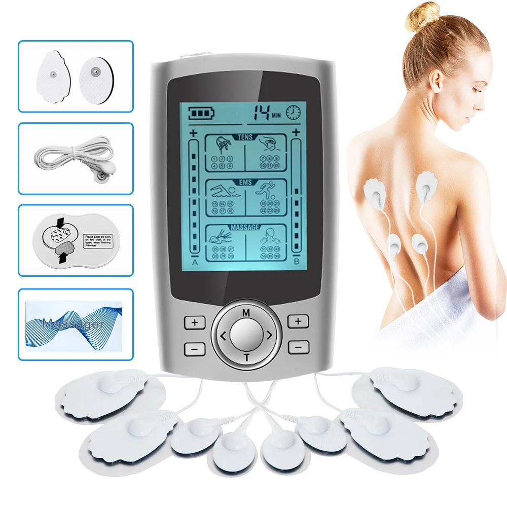 

Electric 36 Mode Tens Muscle Stimulator EMS Acupuncture Body Massage Digital Therapy Slimming Machine Electrostimulator Massager