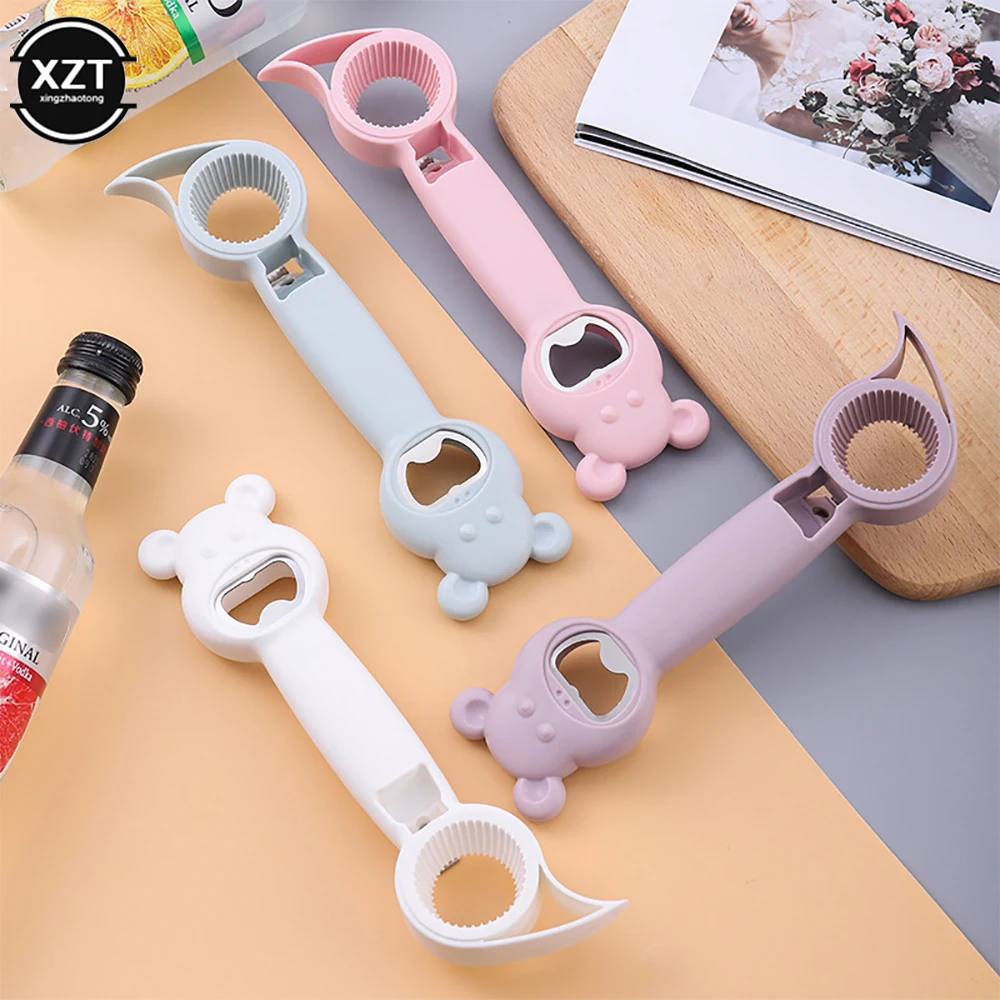 4 in 1 Bottle Opener Multifunctional Bottle and Can Beer Opener Household Cap Tightener Kitchen Bar Tools can opener bottle opener kitchen tools multifunctional tool