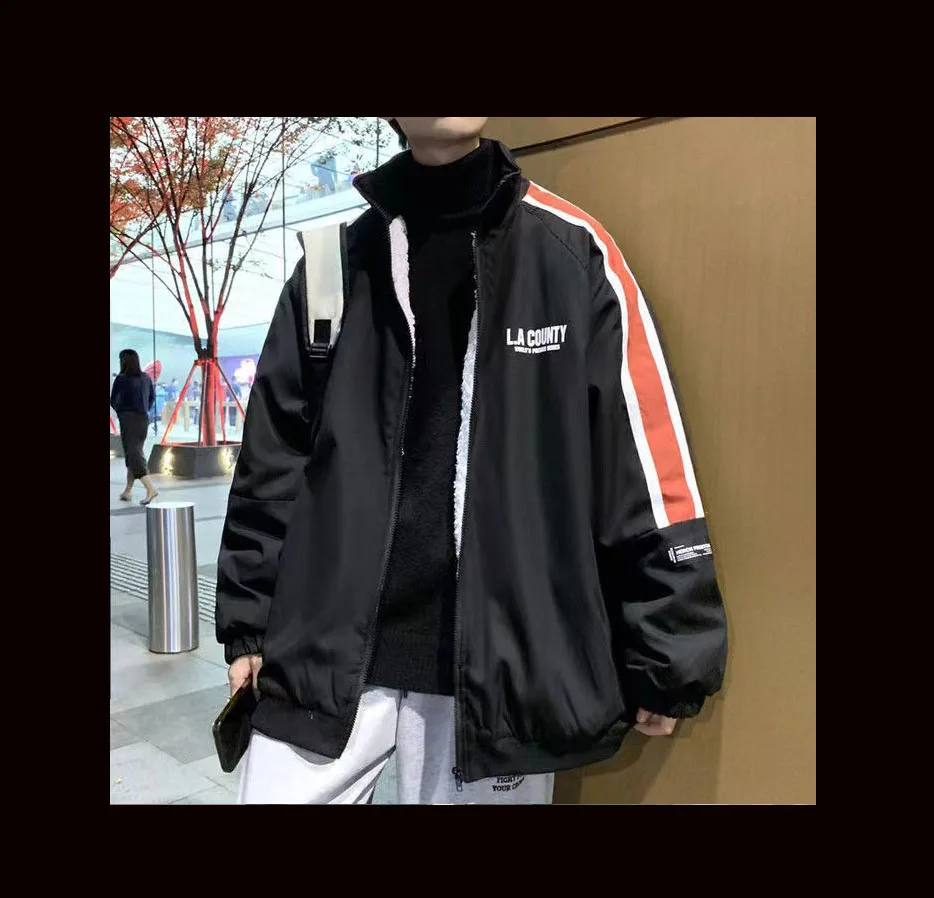 

Зимнее пальто из искусственной овечьей шерсти для мужчин и женщин, плотное Брендовое хлопковое пальто с бархатной подкладкой, куртка, зимняя верхняя одежда, 2023