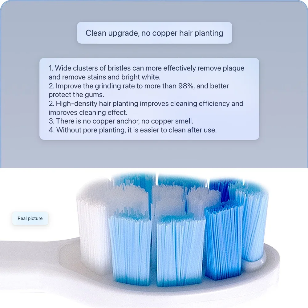 substituicao toothbrush heads para realme escova de 04