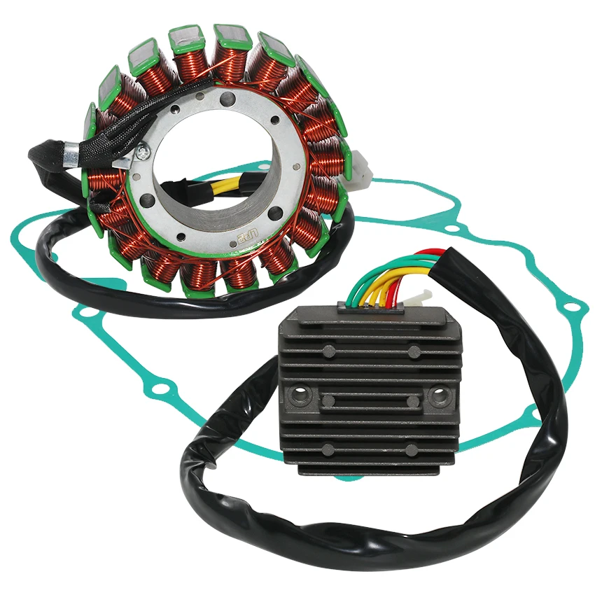 오토바이 고정자 코일 및 레귤레이터 정류기 및 개스킷 발전기 커버 세트, 혼다 VT1100 VT1100C 섀도우 스피릿 액세서리