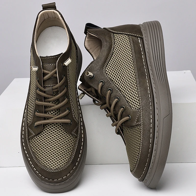 Men's Invisible Sneakers Summer Booster Shoes Height Increase
