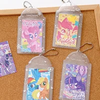2pc Transparent Cartoon 3inch Card Holder Protect Cover Idol Photocards Cover Sleeves 1