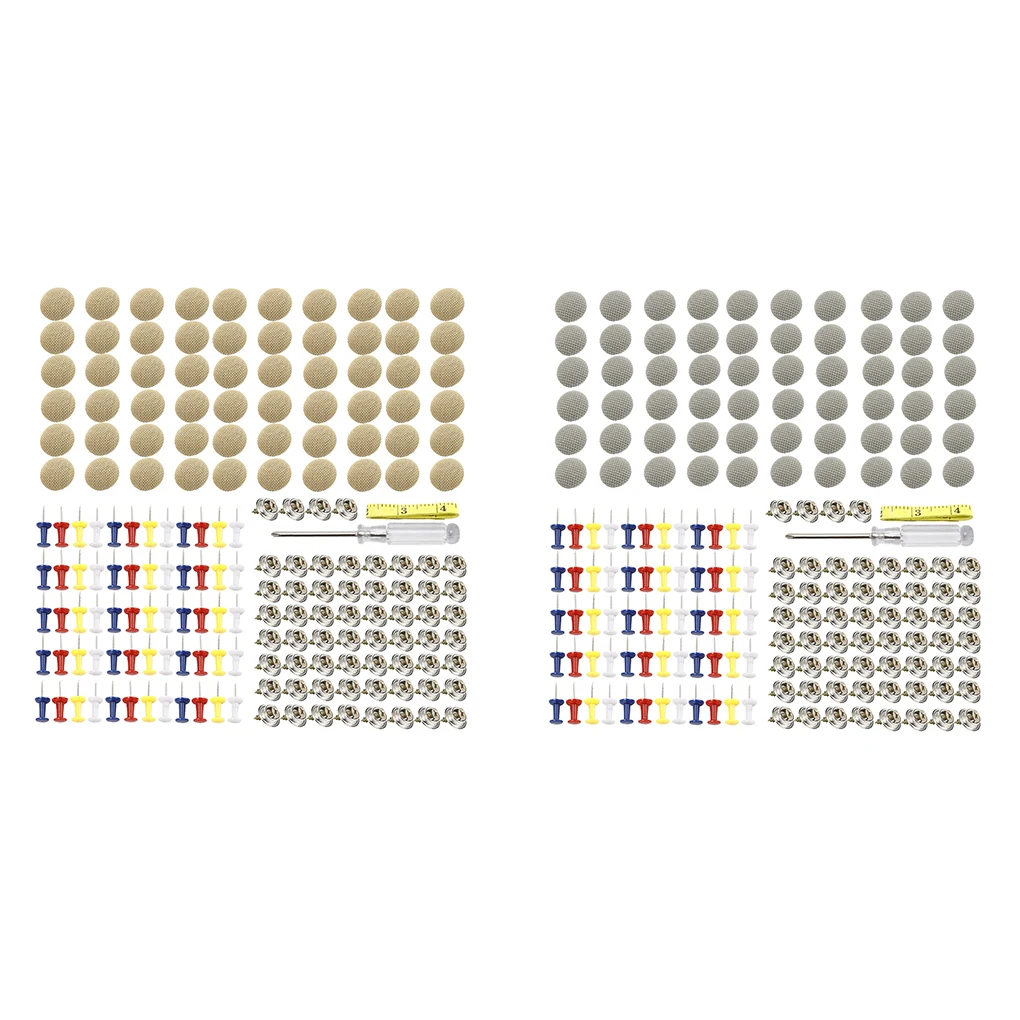

Заклепки на крышу автомобиля, кнопка для ремонта подкладки, булавки, фиксаторы, внутренняя потолочная Пряжка, рулетка, измерительные аксессуары, бежевый цвет