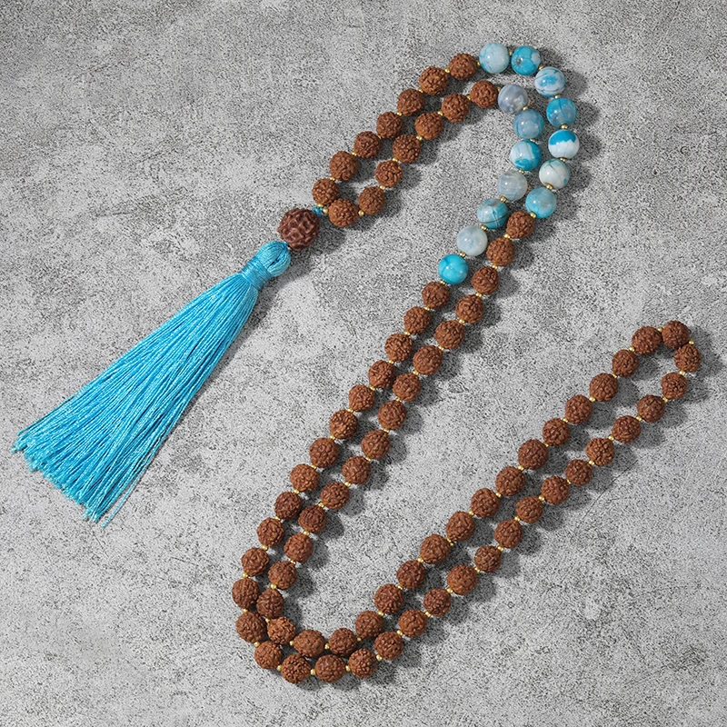 I Japa Mala Original de 108 + 1 Auténticas Semillas de Bodhi. Online