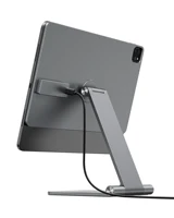 KUXIU Foldable Magnetic Charging Stand For iPad Air 11/13 M2(2024),iPad Pro 11 inch 1st/2nd/3rd,12.9inch 3rd/4th/5th,Desk Stand 1