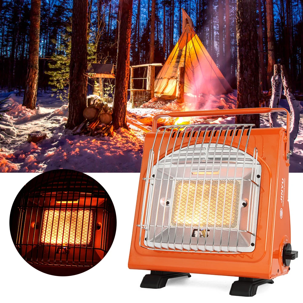 1.7kw Camping Stove Space Heater Multifunctional Gas Heater Ceramic Heater  Adjustable Iron Stove Heater for Camping Tent Picnic - AliExpress