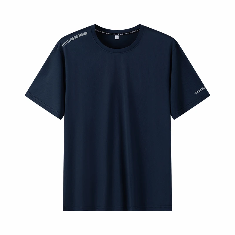 Plus Size T-shirt Men for 110-175kg Pack of 1/3 Breathable Quick Dry Tees Big Oversized Round Neck Short Sleeve Sport T-shirt 6