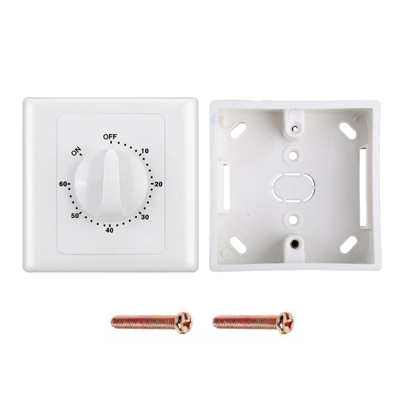 High-Power Intelligent Countdown Mechanical Timer (220V, 30/60/120 Min)