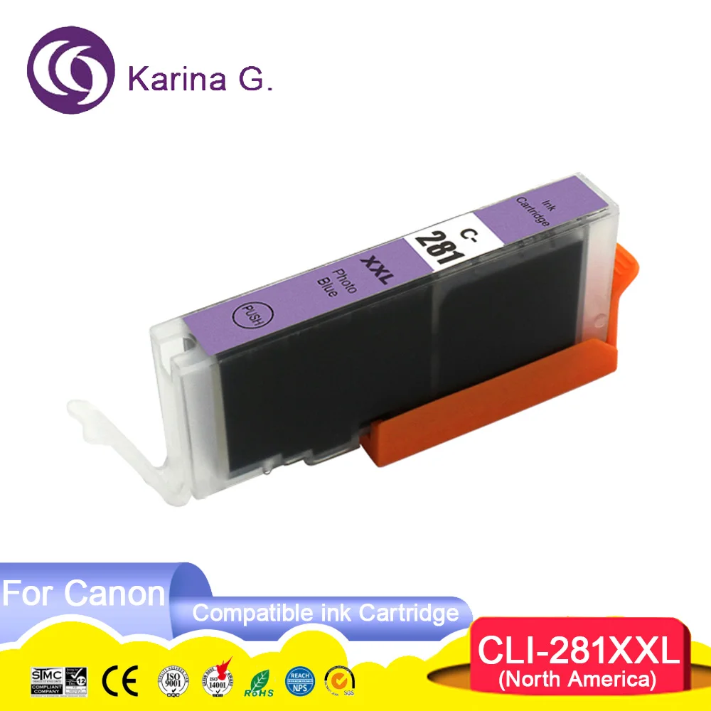 PGI 280 XL 281 PGI-280 PGI280 CLI-281 CLI281 Premium Compatible Inkjet Ink Cartr