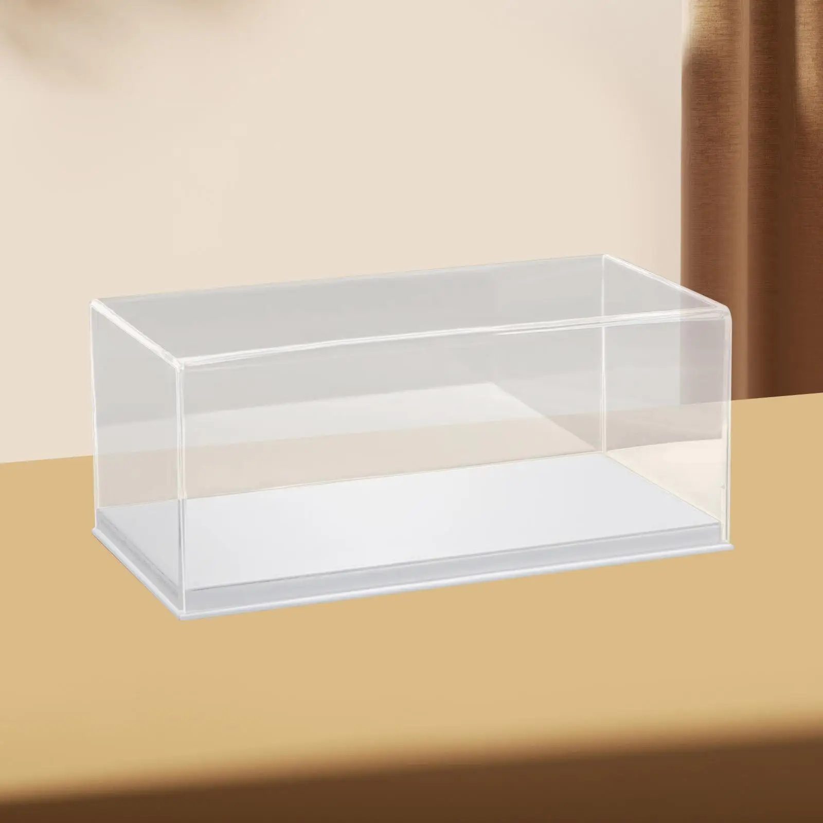 Clear Acrylic Display Case Protection for Miniature Figurines Action Figures