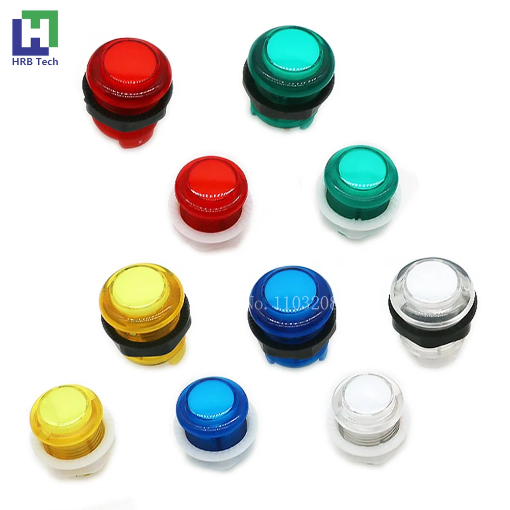 5 Piezas Arcade LED Pulsador Iluminado Blanco Con Microinterruptor Para Jamma Mame Máquina De Videojuegos Gabinete Consola Rectángulo Cuadrado Nuevo I.1453326845 - Foto 9