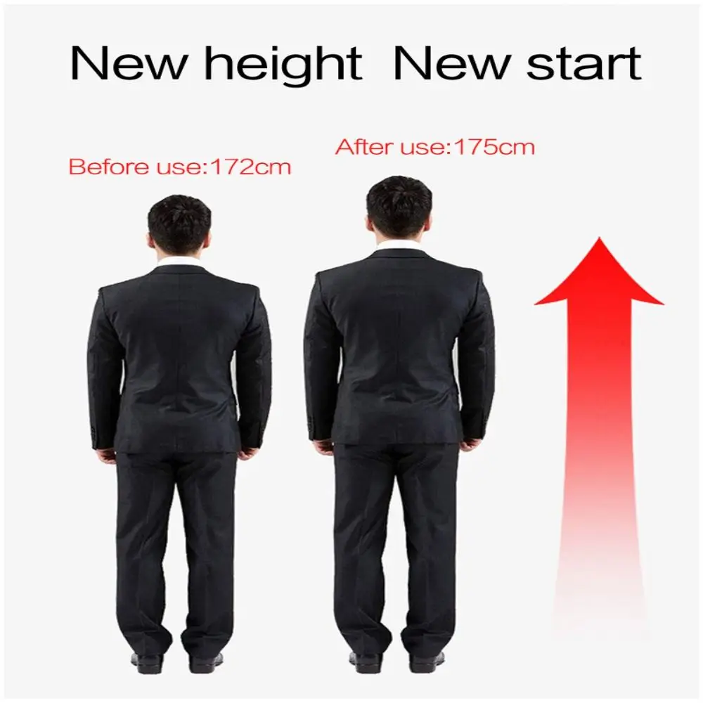 Portable Invisible Height Increased Insole Silicone Elastic Heel Cushion 2-6cm Insoles Unisex Gel Heel Pads