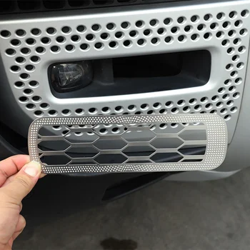 For Land Rover Defender 90 110 130 2020-2025 stainless steel Front fog lamp protective cover Accessories 1