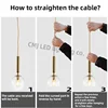 Led Track Light Set Ceiling Pendant Lamp 10W/15W Spot Lights 110V 220V Rail Light Hanging Lamp for Kitchen Living Room Bedroom 4