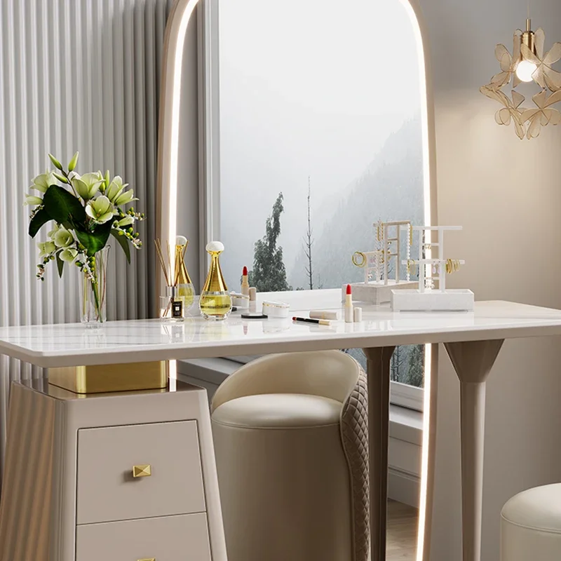 Charm Classic Dressing Table Multifunctional Woman Drawer Dressing Table Nordic Makeup Fashion Schminktisch Home Furniture items makeup dressing table box container drawer nordic organizer woman coiffeuse dressers