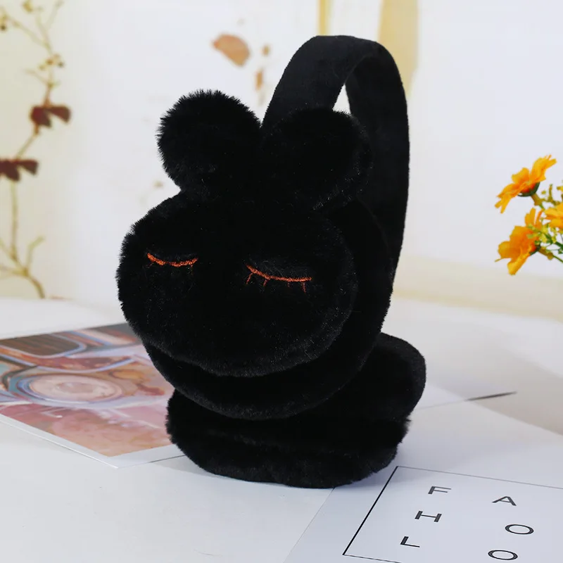 Cartoon Kid Kawaii fascia Earlap inverno all'aperto coniglio caldo paraorecchie peluche spesso morbido regolabile accessori per la copertura dell'orecchio_voghion.com