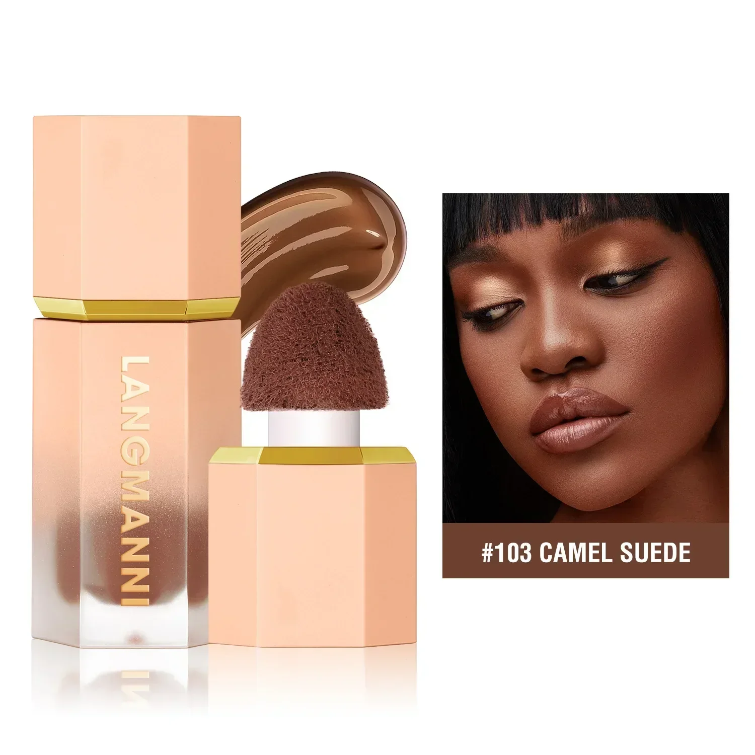 Facial Contour Stick Liquid Contour Stick Natural Matte Finish Highlighters Shadow Waterproof Contouring Wand