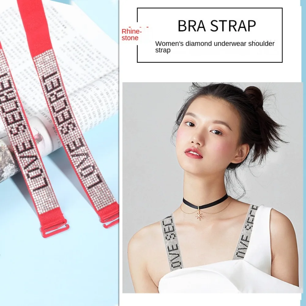 Bra straps adjustable anti-slip detachable for women lingerie