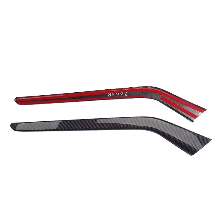 

Real Carbon Car Interior Center Console Side Trim Strips for Tesla Model 3 2019 Inner Accessories protective cover frame