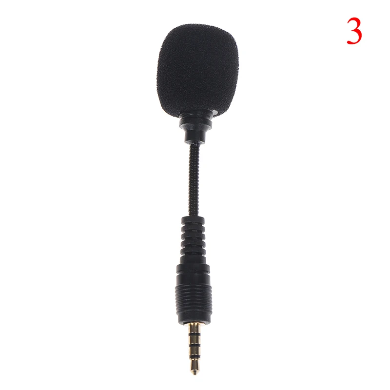 Mini 3.5mm Jack Microphone Stereo Mic For Recording Mobile Phone Studio Interview Microphone For Smartphone 