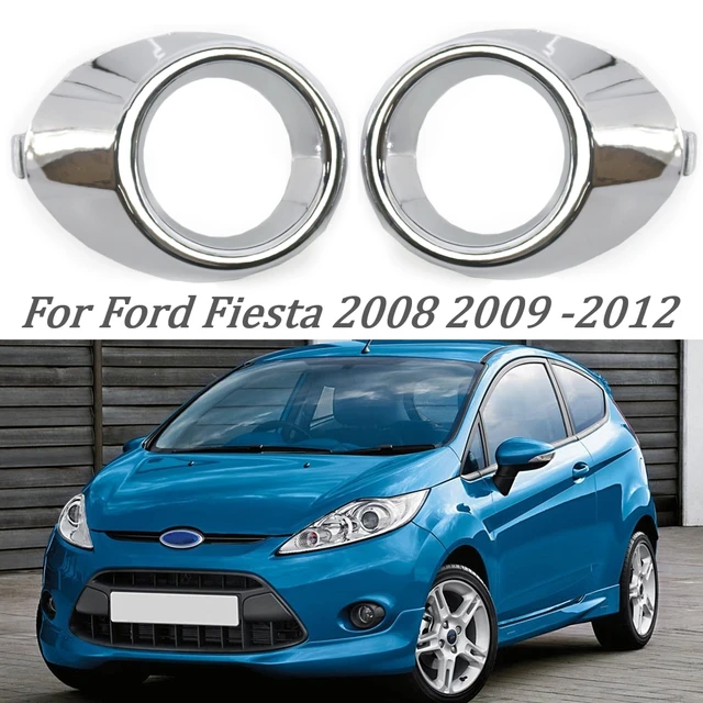 Accessori auto cromato anteriore sinistro/destro paraurti fendinebbia  copertura della lampada griglia griglia per Ford fiesta 2008 2009 2010 2011  2012 - AliExpress