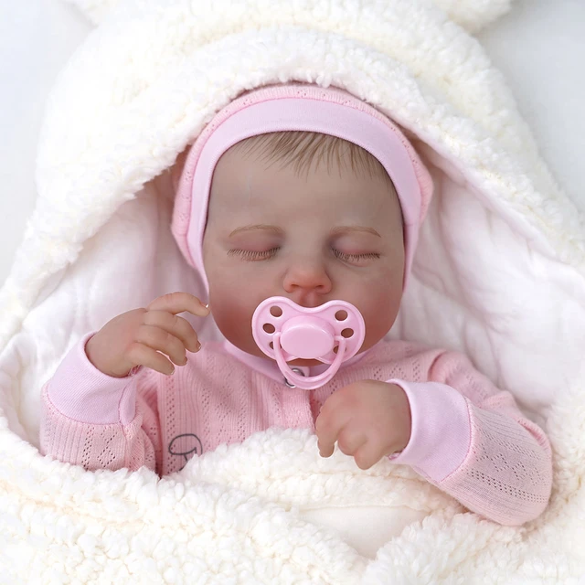 50cm bebe bonecas reborn toque macio real realista dormir recém-nascidos  bebês mão-detalhada pintura bonecas do bebê crianças jogar brinquedos  presentes - AliExpress