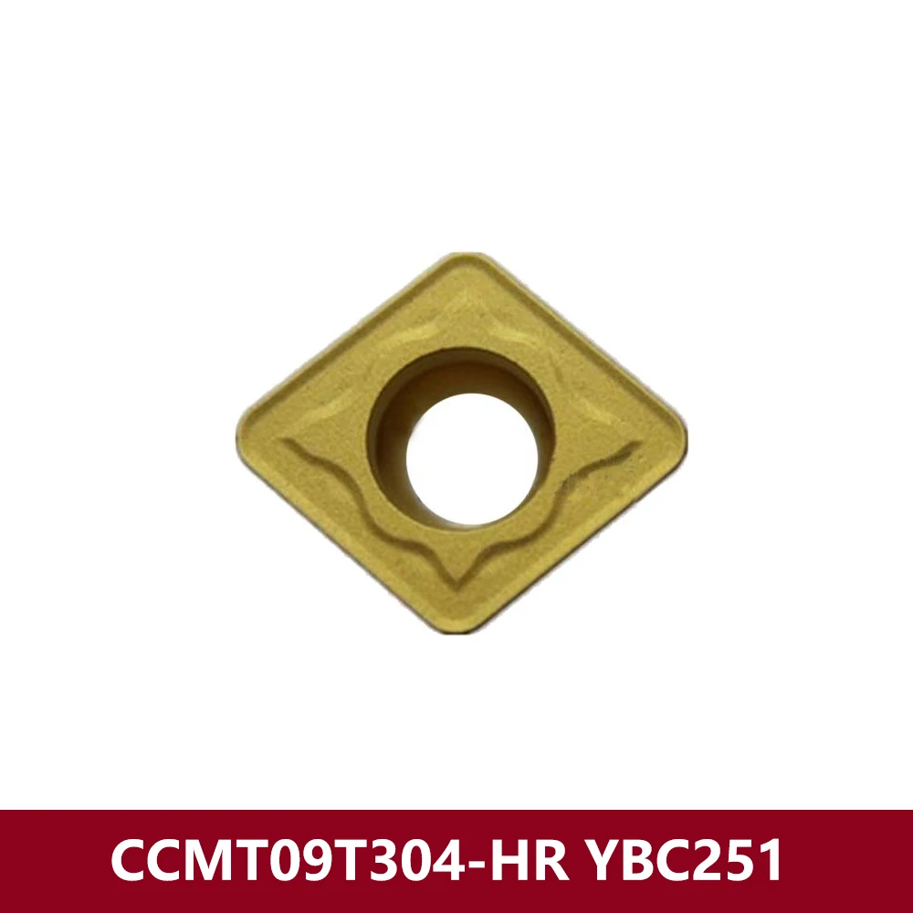 Фото Оригинальные CCMT120412-HR YBC251, карбидные вставки CCMT120412 HR CCMT 120412, режущий держатель для токарного станка с ЧПУ CCMT1204 для стали №3