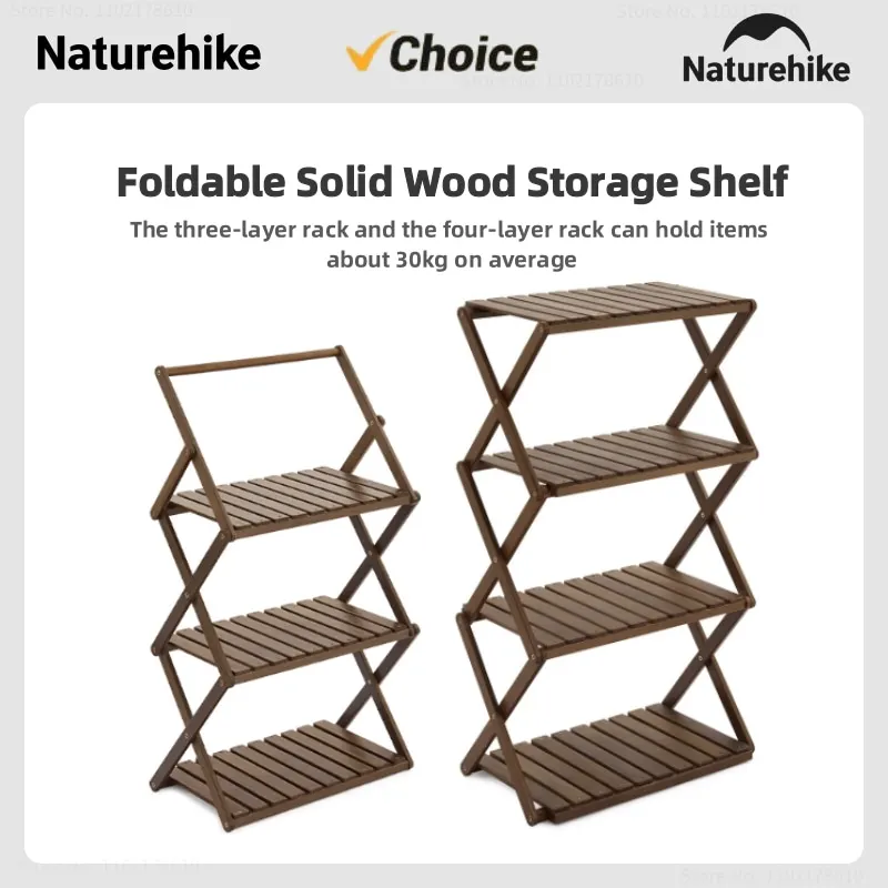 

Naturehike Открытый кемпинг походы многослойные стойки для хранения Открытый складной портативный стол для хранения Природа поход кемпинг мебель