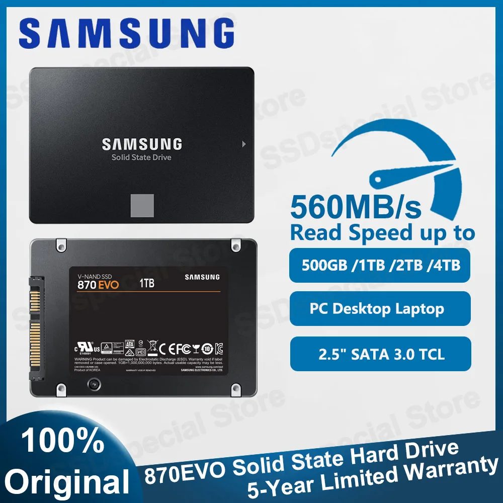Samsung 870 Samsung Sata Hard Drive Samsung 870 EVO SATA III SSD