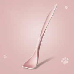 Silicone Pet Food Sealer and Spoon Duo - Fresh-keeping Storage Lid (Pink Spoon)