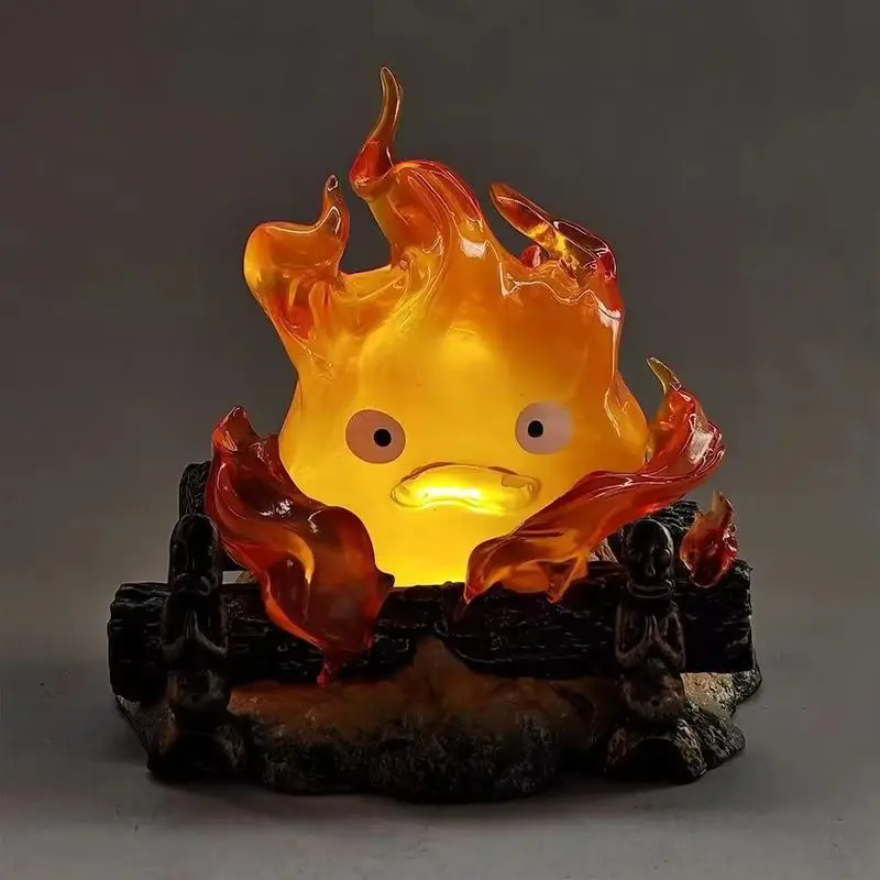 Lampada Figure di Calcifer da scrivania - Figure con luce da 12cm