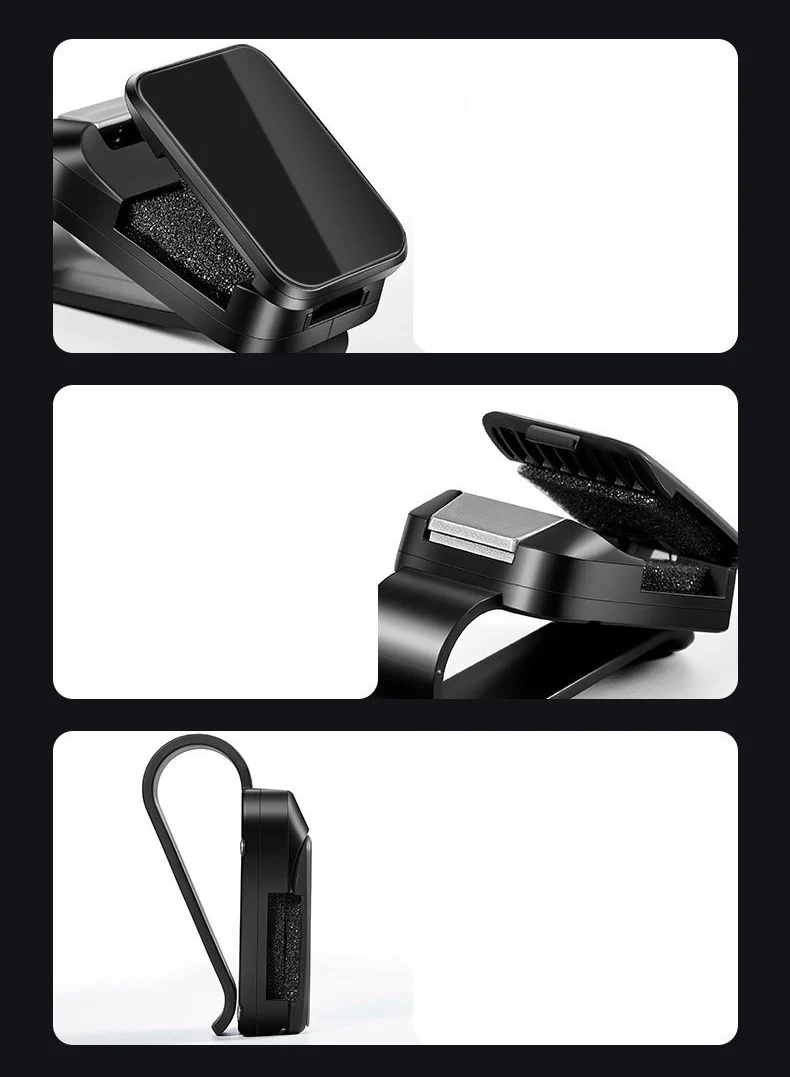 Auto Brillen Lagerung Clip Sonnenblende Sonnenbrille Halter für Auto Innen Zubehör Auto Sonnenbrille Halter – Detail 8