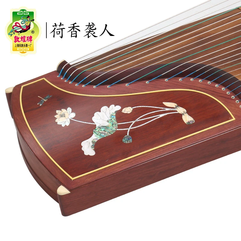 DunHuang GuZheng 694L Chinese 21 strings Zither 5 pattern for Musical Instrument