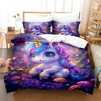 Unicorn Rainbow Bedding Set 1