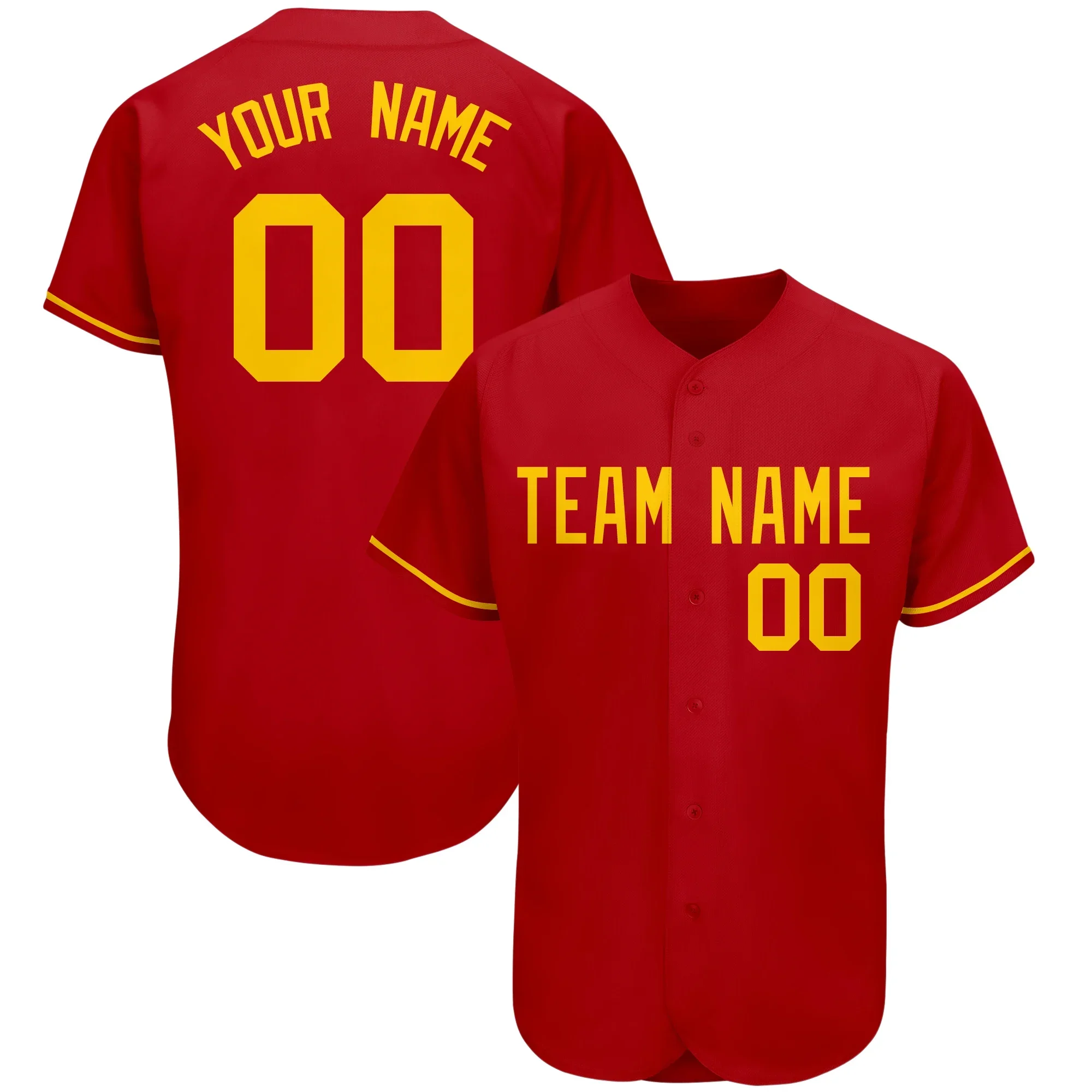 thumbnail image 1 of Camiseta de béisbol bordada personalizada barata para hombres/mujeres/jóvenes, diseño de camisetas de juego de softbol con cuello en V y nombre y número del equipo, 1 of 5