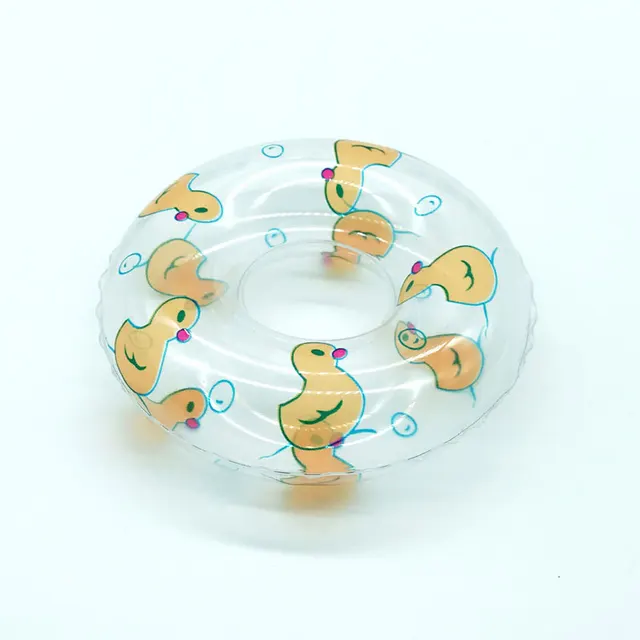 Children Playing In Water Toys Mini Swimming Laps Miniature Miniature Duckling Swimming Ring Inflatable Toys Baby Bathing 6