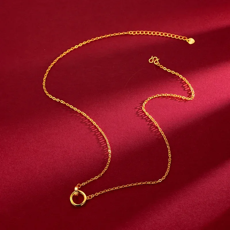 Collier Gourmette Byzantin Plaqué Or 24 Carats - Modèle K2800, 6 Mm, Acier Inox, Fait Main