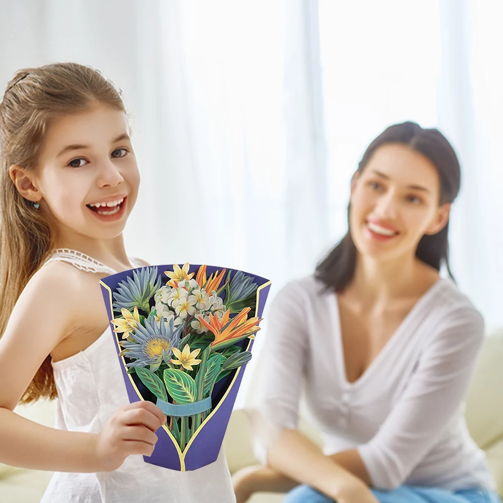 3D Flower Pop Up Card 6 | 3D Flower Pop Up Card 3