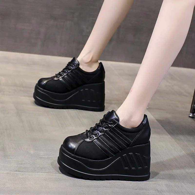 Wedges Women Sneakers Design Female Shoes Platform Sneakers 2024 Fashion Cosplay High Heels Women's Pumps Zapatillas Big Size 42 5