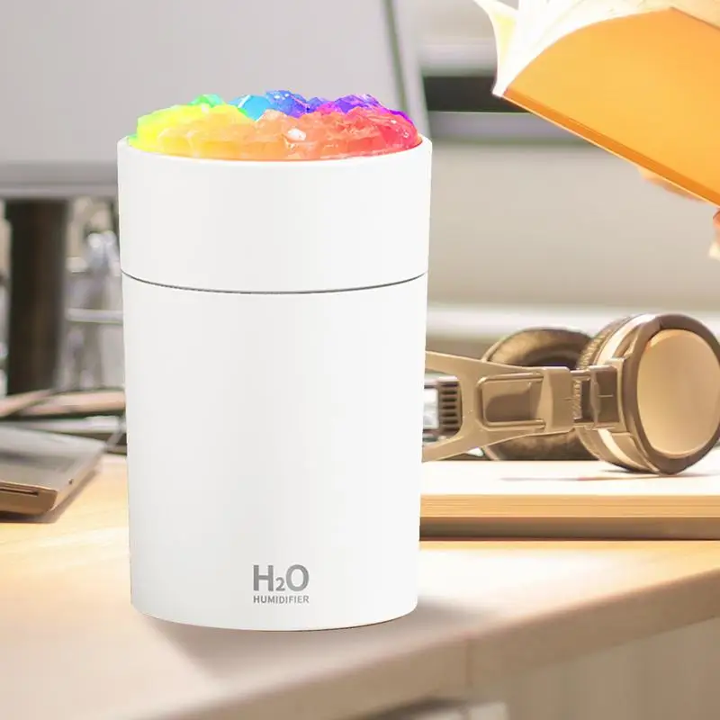 Humidifiers For Bedroom Personal Desktop Aromatherapy Humidifier Silent Ultrasonic Air Humidifiers With Color-changing Lights