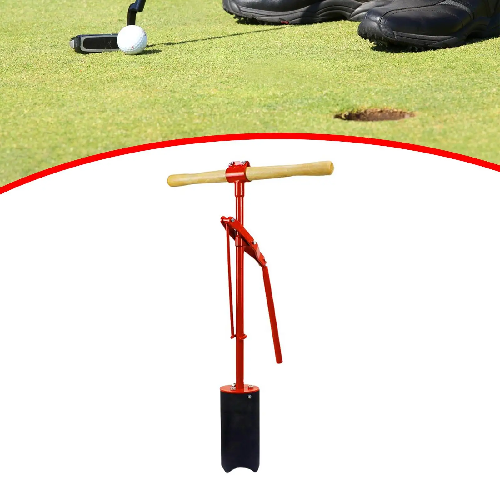 

Golf Hole Digger Accessories Easy to Use Practice for Games Golf Outdoor