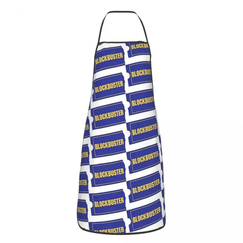 

Blokbuster Video Apron for Women Men Kitchen Chef Cooking Tablier Household Bib Baking Cleaning Unisex Adult Pinafore