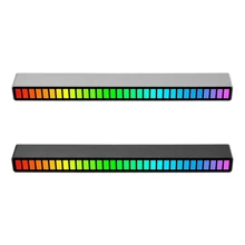 

RGB Sound Control Rhythm Light 32 LED 18 Colors Audio Spectrum USB Voice Activated Atmosphere Light