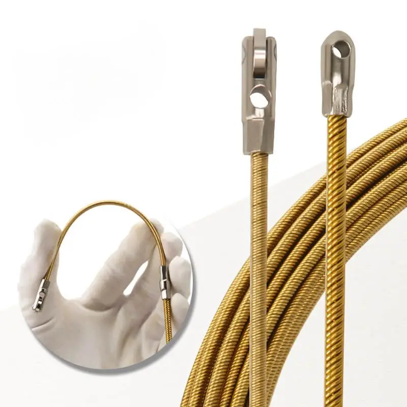 

Universal Wire Threading Device 5/10m Spring High Elasticity Rope Pulling Device With Pulley Electricians Wire Lead Cable Puller